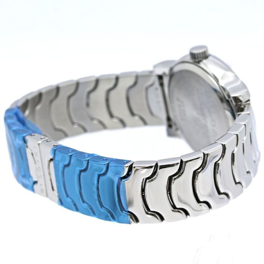 BVLGARI Solotempo ST29WSSD ST29S Women's Watch Stainless Steel /40409 - Picture 4 of 10